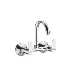 CASLLA Sink Mixer with Swinging Spout Clarx Series Brass Chrome Finish Silver, CLX-CHR-722323-picture-37