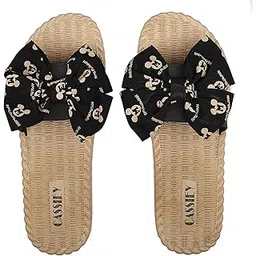 cassiey Fashionable Comfortable Stylish Design Slip-on Flat Sandal For Women's And Girls-picture-31
