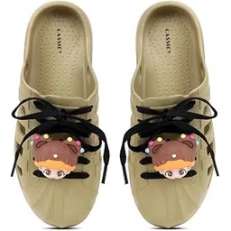 cassiey Latest Women's Fashion Slip On Clogs Sandal with Charms | Comfortable & Lightweight| Indoor & Outdoor Clogs Shoes Women's and Girl's image 1