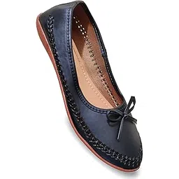 Casual Bellies Juti for Women & Girls Handicrafted Black-picture-46