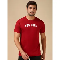 CASUALBUD Men Typography Printed Round Neck T-shirt-picture-27