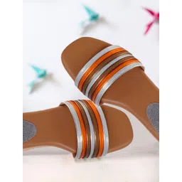 CATBIRD Women Striped Open Toe Flats-picture-40