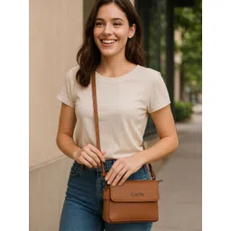 CATCHY Structured Sling Bag-picture-33