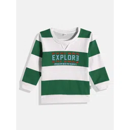 CATCUB Unisex Kids Cotton Striped Printed Sweatshirt-picture-36