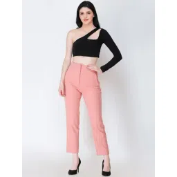 Cation Black One Shoulder Crop Top image 5