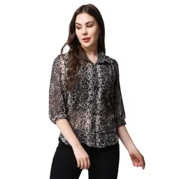 Cation Black Printed Shirt-picture-33