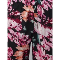 Cation Black Printed Shirt With Pyjamas image 5