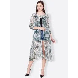 Cation Green Printed Shrug-picture-16