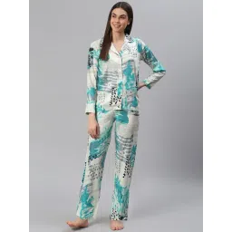 Cation Multicolor Printed Shirt With Pyjamas-picture-33