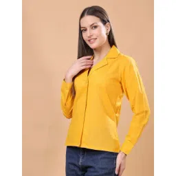 Cation Mustard Cotton Shirt-picture-30