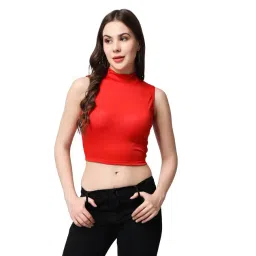 Cation Red Crop Top-picture-32