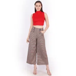 Cation Red Fitted Crop Top image 4