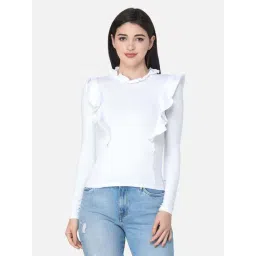 Cation White Full Sleeves Top-picture-45