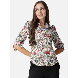 Cation White Printed Shirt-picture-44