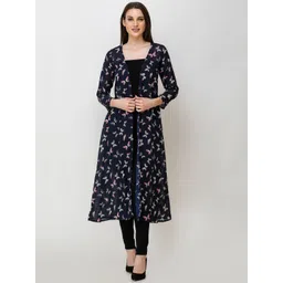 Cation Women Printed Longline Shrug-picture-33