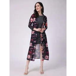 Cation Women Printed Longline Shrug-picture-34