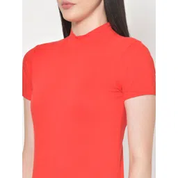 Cation Women Red Solid Top image 2