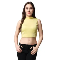 Cation Yellow Crop Top-picture-24