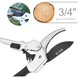 catson Gardening Scissor SK-5 Steel Blade Garden Plant Branch Sharp Cutter 8 Inch Pruning Secateurs Anvil Pruner image 5