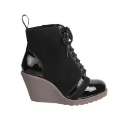 catwalk Women Round-Toe Lace-Up Calf-Length Boots-picture-46