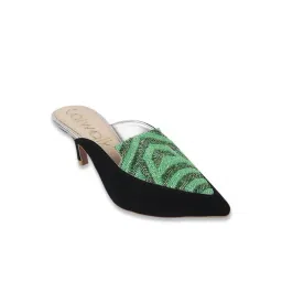 Catwalk Women's Green Mule Shoes-picture-31