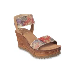 Catwalk Women's Multicolor Ankle Strap Wedges image 2