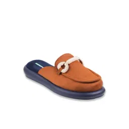 Catwalk Women's Tan Mule Shoes-picture-23