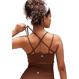 cava Super Stretch Brami for Women | Cross-Strap, Buttery Soft, 4-Way Stretch, Breathable, Light Support | Activewear Bra Top-picture-34