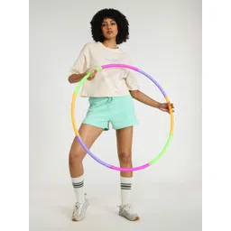 CAVA Women Solid Round Neck Cotton Boxy T-shirt-picture-36