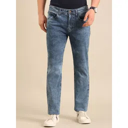 CAVALLO by Linen Club Men Urban Slim Mid-Rise Slim Fit Light Fade Jeans-picture-37