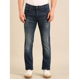 CAVALLO by Linen Club Men Urban Slim Slim Fit Mid Rise Heavy Fade Jeans-picture-19