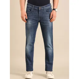 CAVALLO by Linen Club Men Urban Slim Slim Fit Mid-Rise Heavy Fade Jeans-picture-17