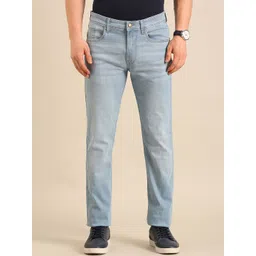 CAVALLO by Linen Club Men Urban Slim Slim Fit Mid-Rise Light Fade Jeans-picture-14