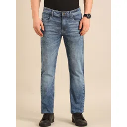 CAVALLO by Linen Club Men Urban Slim Slim Fit Mid-Rise Light Fade Jeans-picture-24