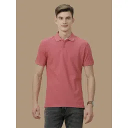 Cavallo By Linen Club Pink Linen Contemporary Fit Polo T-Shirt-picture-20