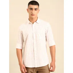 Cavallo by Linen Club White Linen Slim Fit Casual Shirt-picture-27