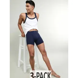 CAVENDERS Men Pack Of 3 Multicolored Cotton Mid-rise Briefs-picture-28