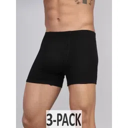 CAVENDERS Men Pack Of 3 Multicolored Solid Cotton Briefs-picture-28