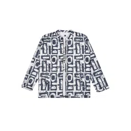CAVIO Boys Abstract Printed Pure Cotton Lightweight Jacket & T-Shirt-picture-37