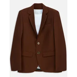 Cavio Boys Brown Cotton Comfort Fit Blazer with Shirt-picture-30