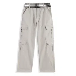 CAVIO Boys Comfort Cargos Trousers With Belt-picture-57