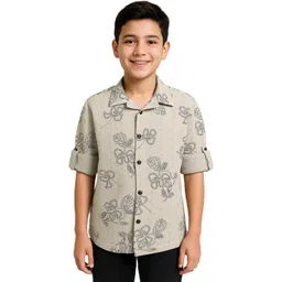 CAVIO Boys Comfort Floral Printed Casual Shirt-picture-54