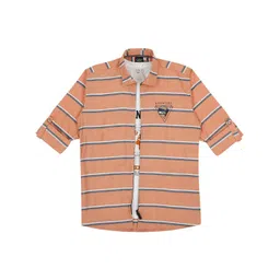 CAVIO Boys Comfort Horizontal Striped Casual Shirt-picture-36