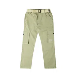 CAVIO Boys Comfort Mid-Rise Regular Fit Cargos Trousers-picture-21