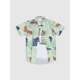CAVIO Boys Comfort Opaque Printed Casual Shirt-picture-18