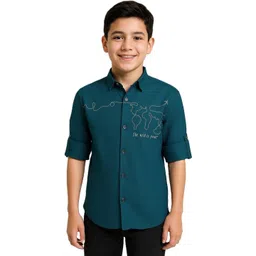 CAVIO Boys Comfort Printed Casual Shirt-picture-24
