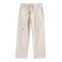 CAVIO Boys Comfort Relaxed Fit Pure Cotton Cargo Trousers-picture-37