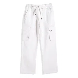 CAVIO Boys Comfort Relaxed Fit Pure Cotton Cargo Trousers-picture-30