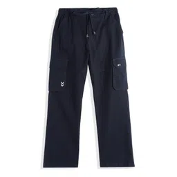 CAVIO Boys Comfort Relaxed Fit Pure Cotton Cargo Trousers-picture-24