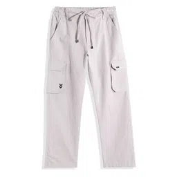 CAVIO Boys Comfort Relaxed Fit Pure Cotton Cargo Trousers-picture-29